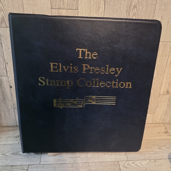 Elvis Presley Other - Elvis Presley Stamp Collection Album - Black